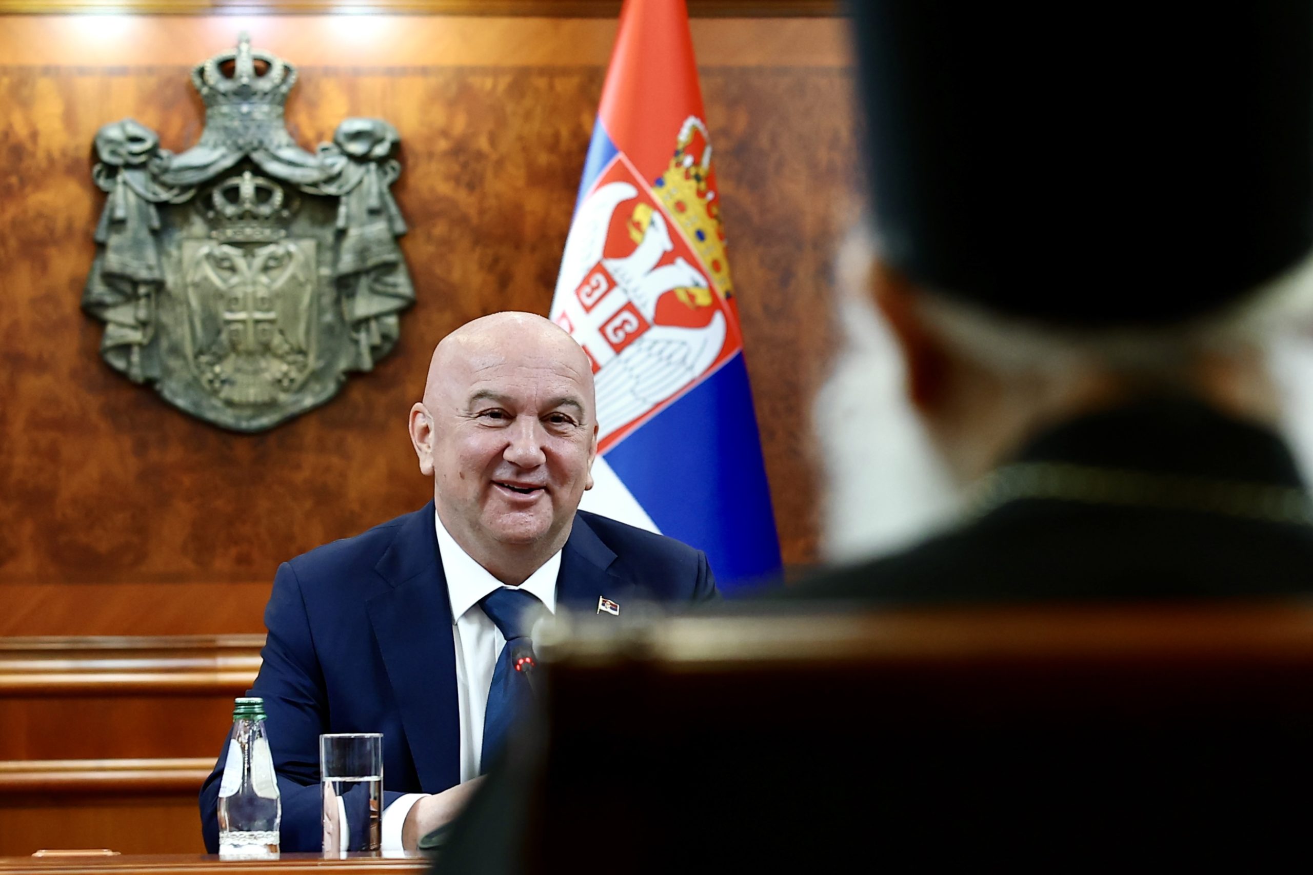 Γέροντας Εφραίμ Βατοπαιδίου: διάλεξη στη Θεολογική Σχολή Βελιγραδίου παρουσία του Πατριάρχη Πορφυρίου - μια φωτογραφία 1