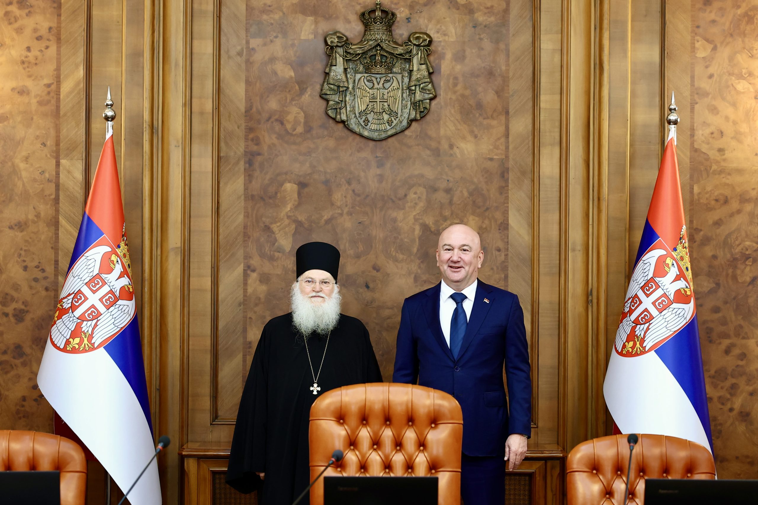 Γέροντας Εφραίμ Βατοπαιδίου: διάλεξη στη Θεολογική Σχολή Βελιγραδίου παρουσία του Πατριάρχη Πορφυρίου - μια φωτογραφία 3