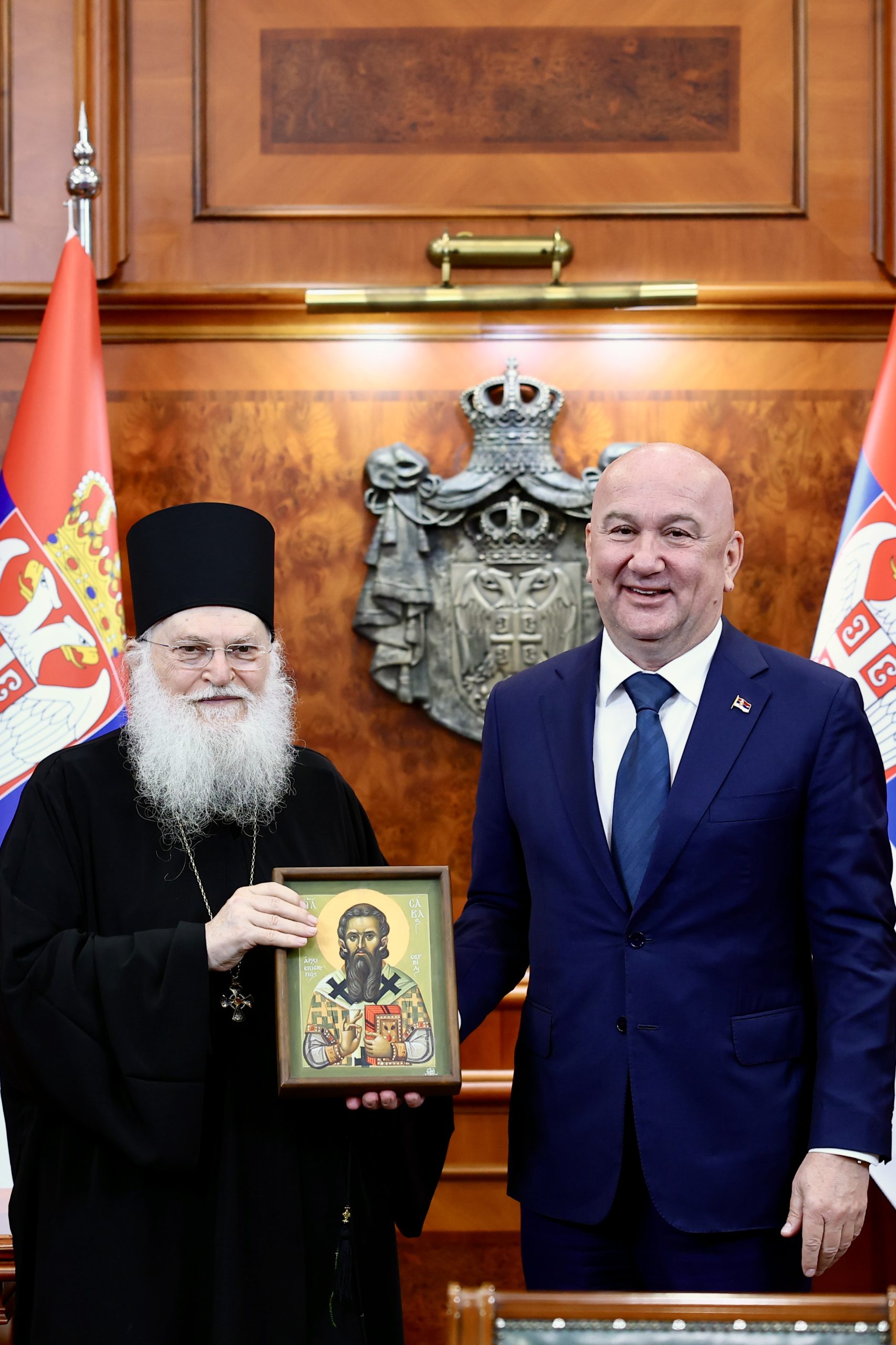 Γέροντας Εφραίμ Βατοπαιδίου: διάλεξη στη Θεολογική Σχολή Βελιγραδίου παρουσία του Πατριάρχη Πορφυρίου - μια φωτογραφία 5