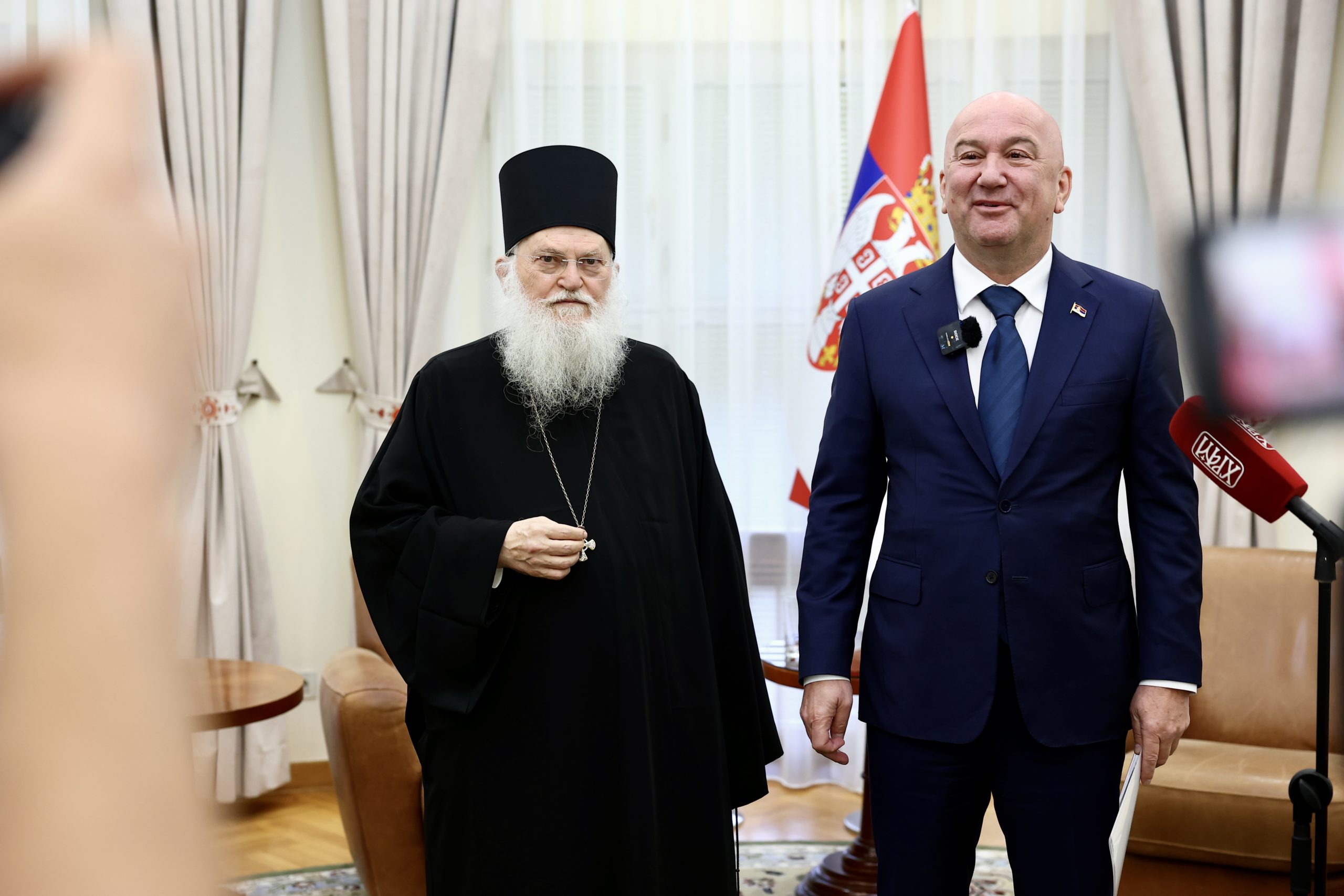 Γέροντας Εφραίμ Βατοπαιδίου: διάλεξη στη Θεολογική Σχολή Βελιγραδίου παρουσία του Πατριάρχη Πορφυρίου - μια φωτογραφία 10