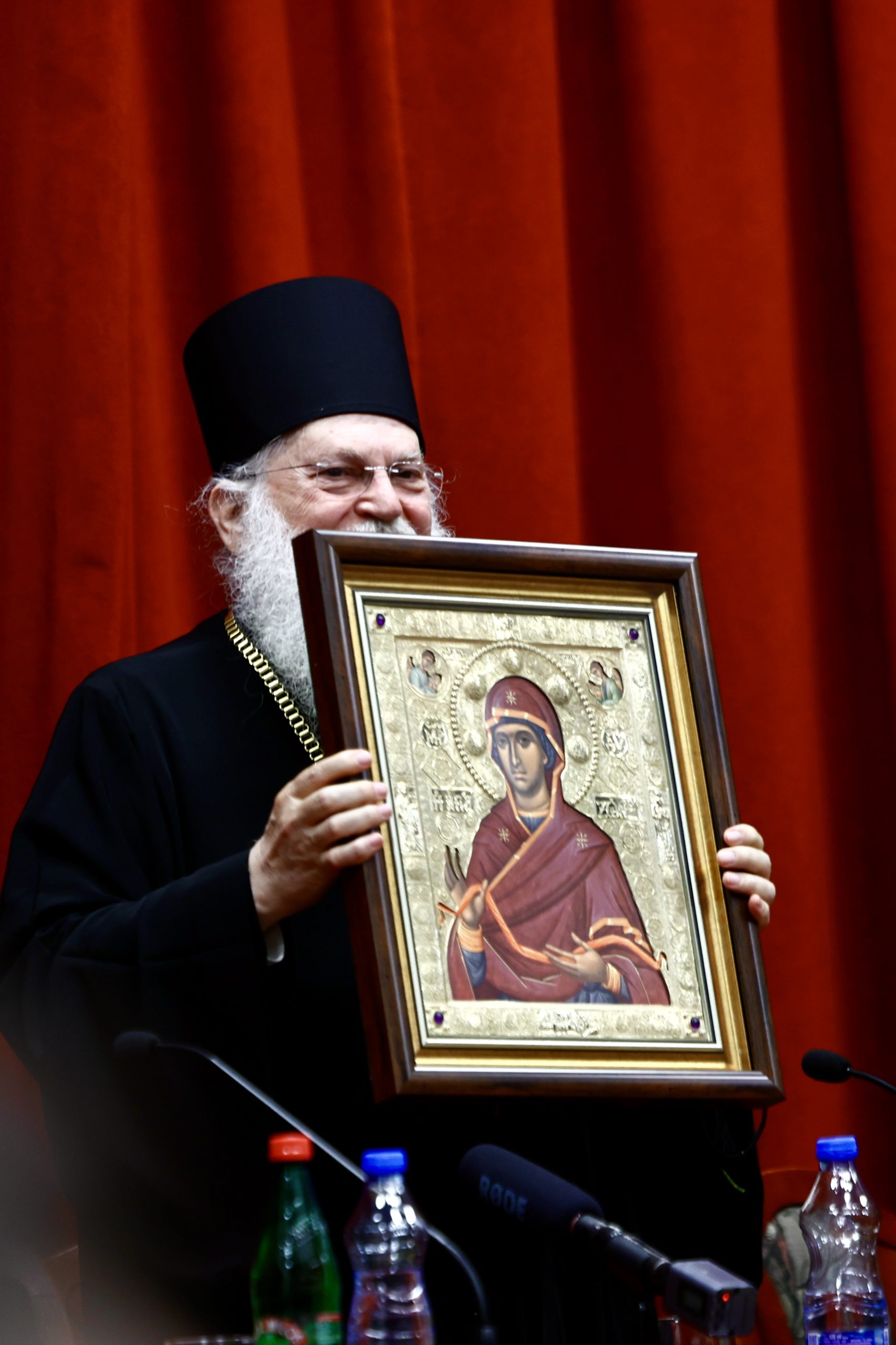 Γέροντας Εφραίμ Βατοπαιδίου: διάλεξη στη Θεολογική Σχολή Βελιγραδίου παρουσία του Πατριάρχη Πορφυρίου - μια φωτογραφία 19