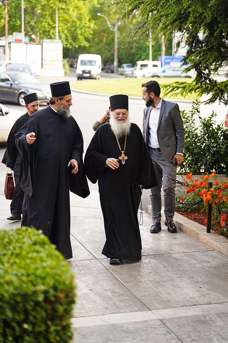 Ο Γέρων Εφραίμ στη Θεολογική Σχολή Αγίου Σάββα - μια φωτογραφία 2