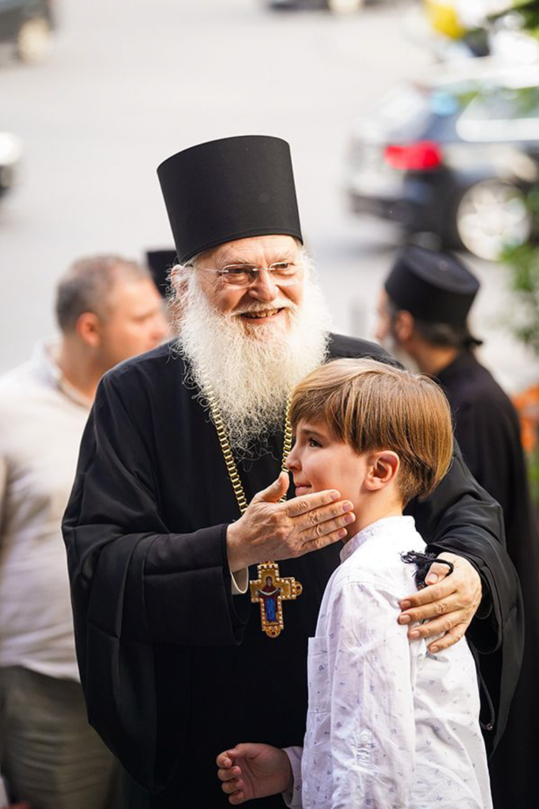 Ο Γέρων Εφραίμ στη Θεολογική Σχολή Αγίου Σάββα - μια φωτογραφία 3
