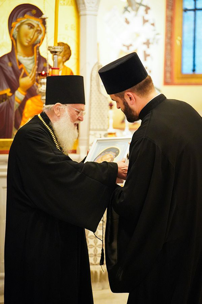 Ο Γέρων Εφραίμ στη Θεολογική Σχολή Αγίου Σάββα - μια φωτογραφία 6