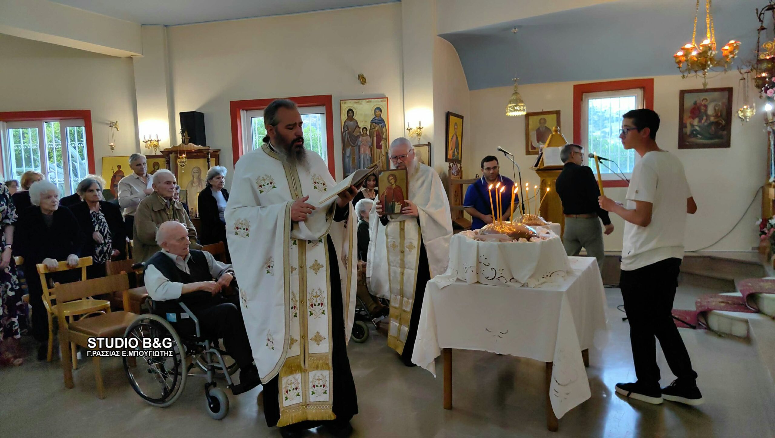 Πανηγυρικός εσπερινός του Αγίου Ιωάννου του Ρώσου στο Γηροκομείο Άργους - μια φωτογραφία 3