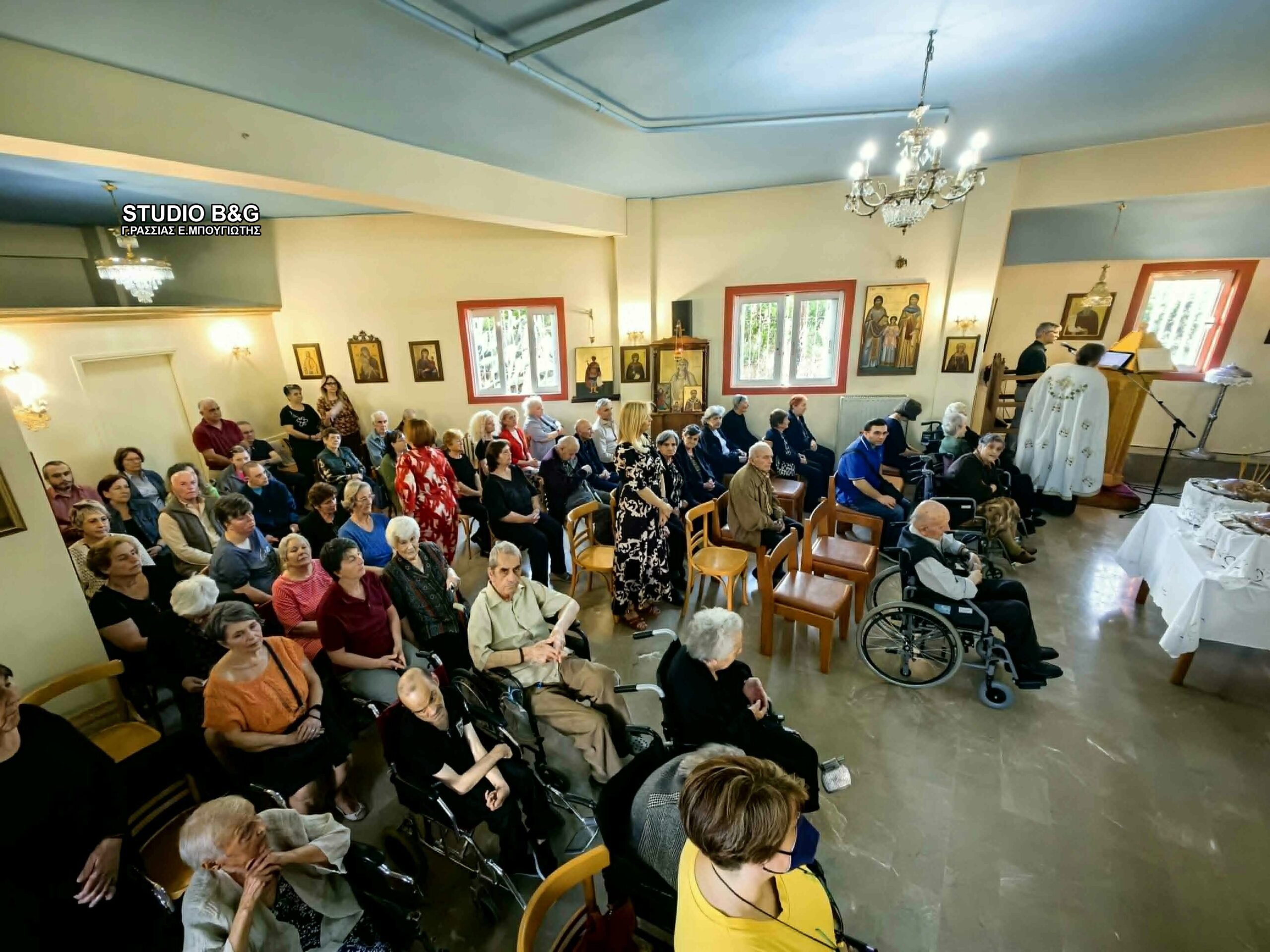 Πανηγυρικός εσπερινός του Αγίου Ιωάννου του Ρώσου στο Γηροκομείο Άργους - μια φωτογραφία 11