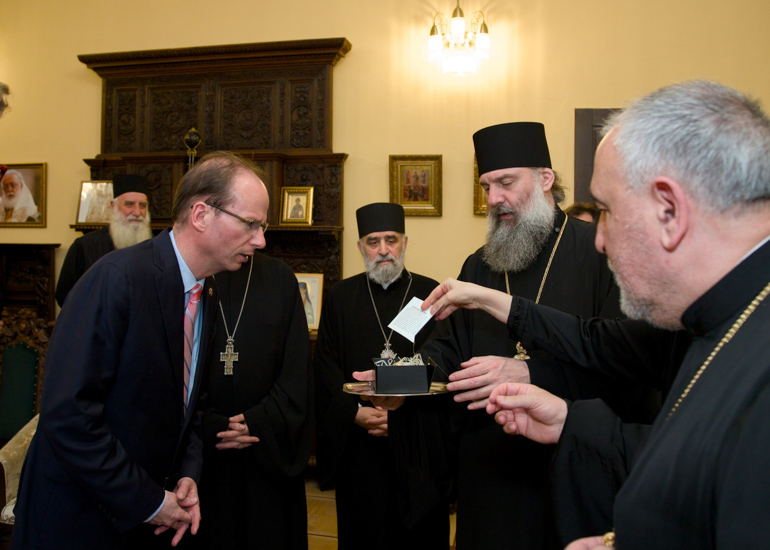 Αμερικανοί διπλωμάτες συναντήθηκαν με τον Πατριάρχη Σίο στην Τιφλίδα - μια φωτογραφία 6