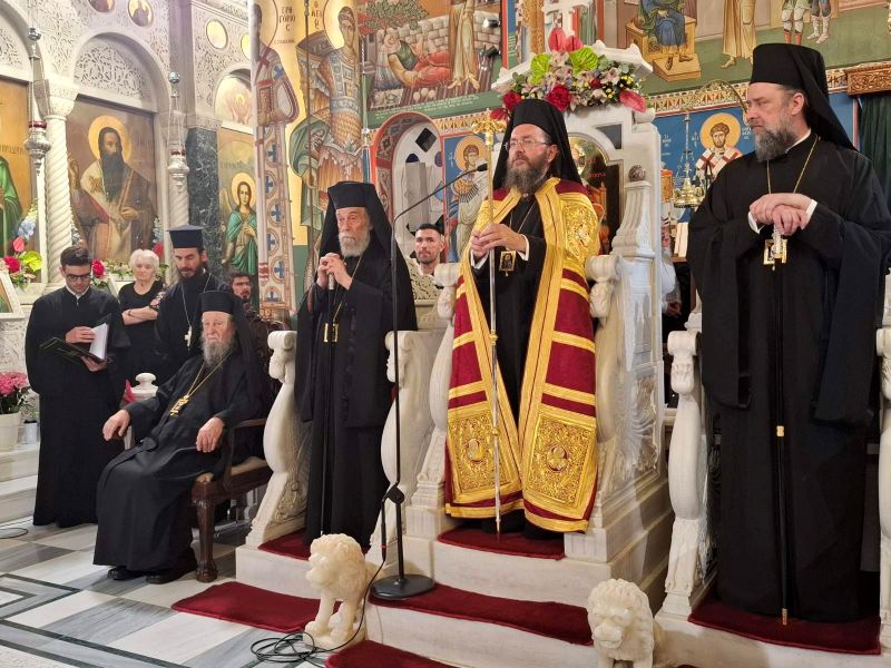 Πανήγυρις και Λιτανεία του σκηνώματος του Οσίου Ιωάννου του Ρώσου στην Εύβοια - μια φωτογραφία 1