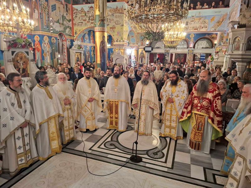 Πανήγυρις και Λιτανεία του σκηνώματος του Οσίου Ιωάννου του Ρώσου στην Εύβοια - μια φωτογραφία 9