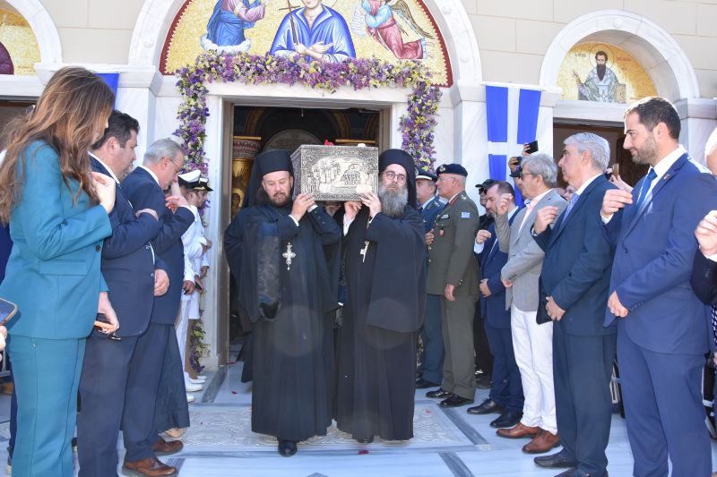 Πανήγυρις και Λιτανεία του σκηνώματος του Οσίου Ιωάννου του Ρώσου στην Εύβοια - μια φωτογραφία 14