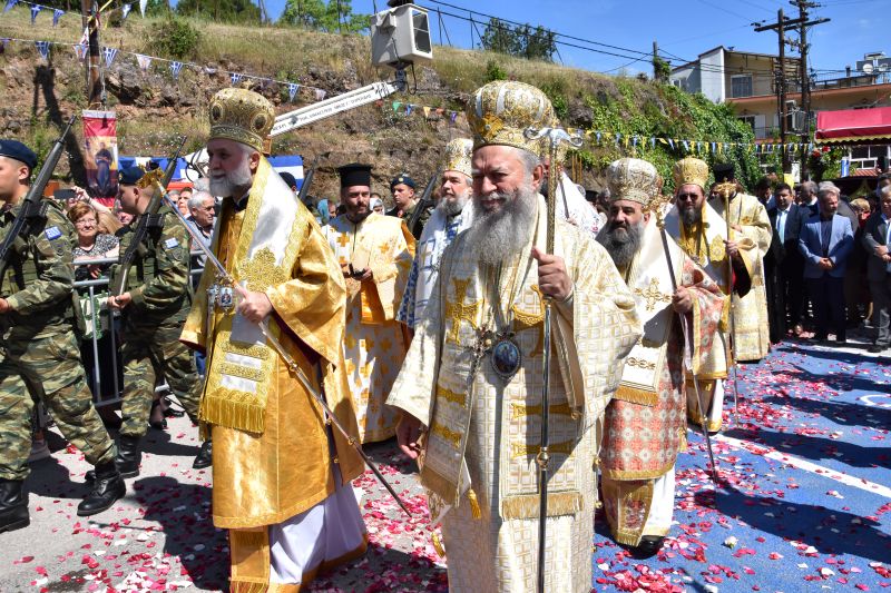 Πανήγυρις και Λιτανεία του σκηνώματος του Οσίου Ιωάννου του Ρώσου στην Εύβοια - μια φωτογραφία 15