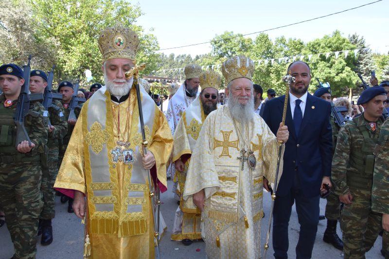 Πανήγυρις και Λιτανεία του σκηνώματος του Οσίου Ιωάννου του Ρώσου στην Εύβοια - μια φωτογραφία 17