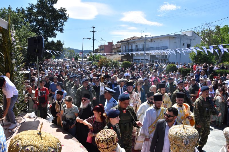 Πανήγυρις και Λιτανεία του σκηνώματος του Οσίου Ιωάννου του Ρώσου στην Εύβοια - μια φωτογραφία 19