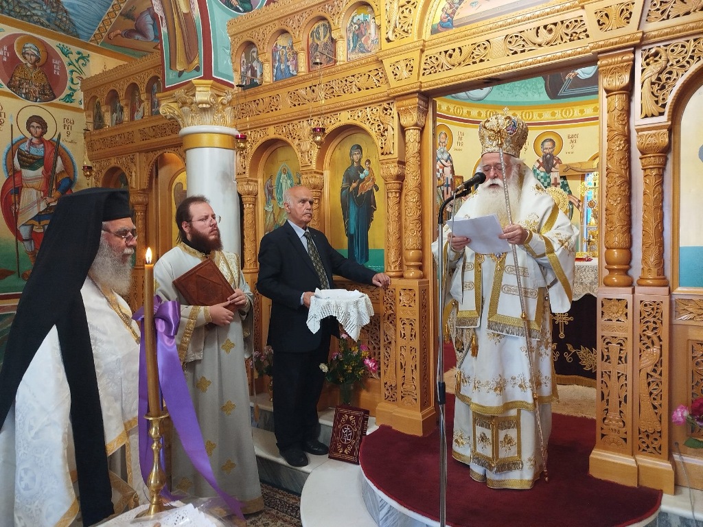 Ο Μητροπολίτης Δημητριάδος στις κατασκηνώσεις ΓΕΧΑ Πορταριάς - μια φωτογραφία 6