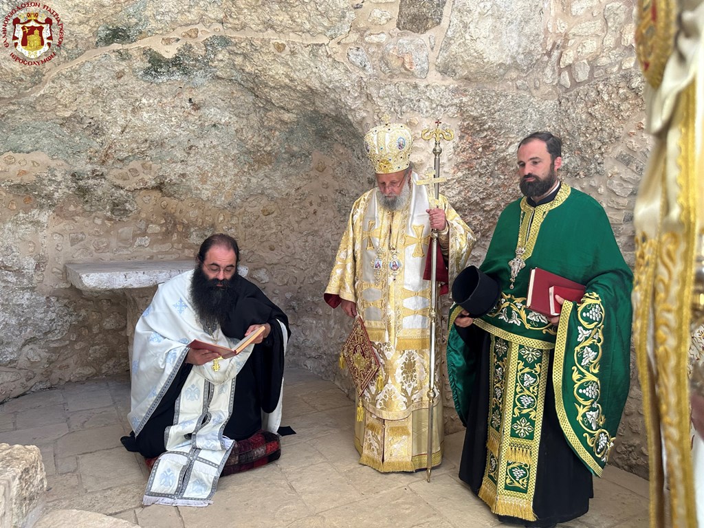 Δευτέρα Αγίου Πνεύματος στην Αγία Σιών από το Πατριαρχείο Ιεροσολύμων - μια φωτογραφία 1