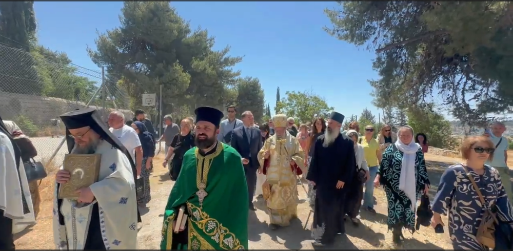 Δευτέρα Αγίου Πνεύματος στην Αγία Σιών από το Πατριαρχείο Ιεροσολύμων - μια φωτογραφία 10
