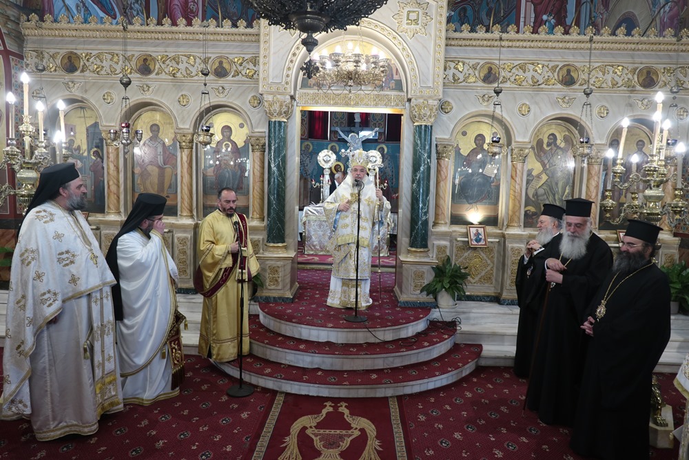 Πολυαρχιερατικό Συλλείτουργο για τα ονομαστήρια του Μητροπολίτη Γόρτυνος - μια φωτογραφία 6