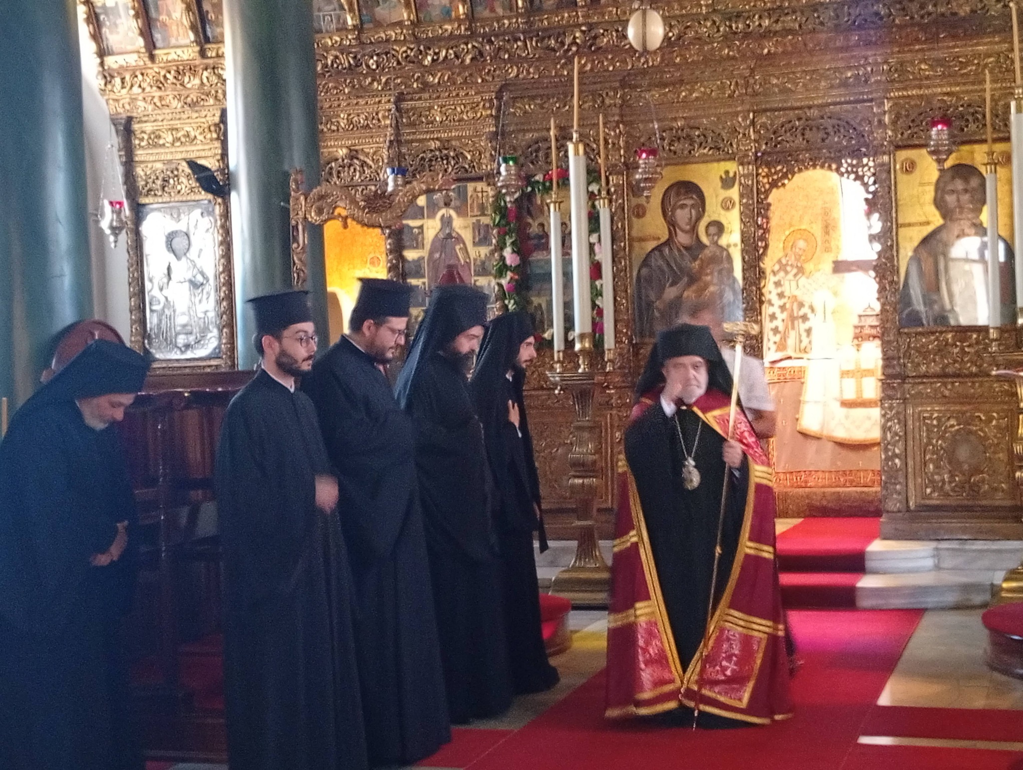 Πανηγυρική Θεία Λειτουργία στη Θεολογική Σχολή Χάλκης - μια φωτογραφία 2