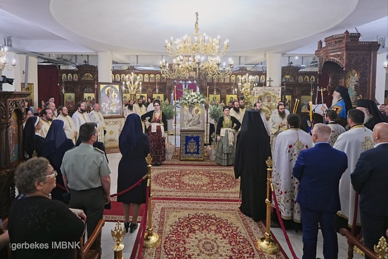 Η Εικόνα Παναγίας Όρους Ελαιών έφτασε στη Μονή Δοβρά Βεροίας - μια φωτογραφία 3