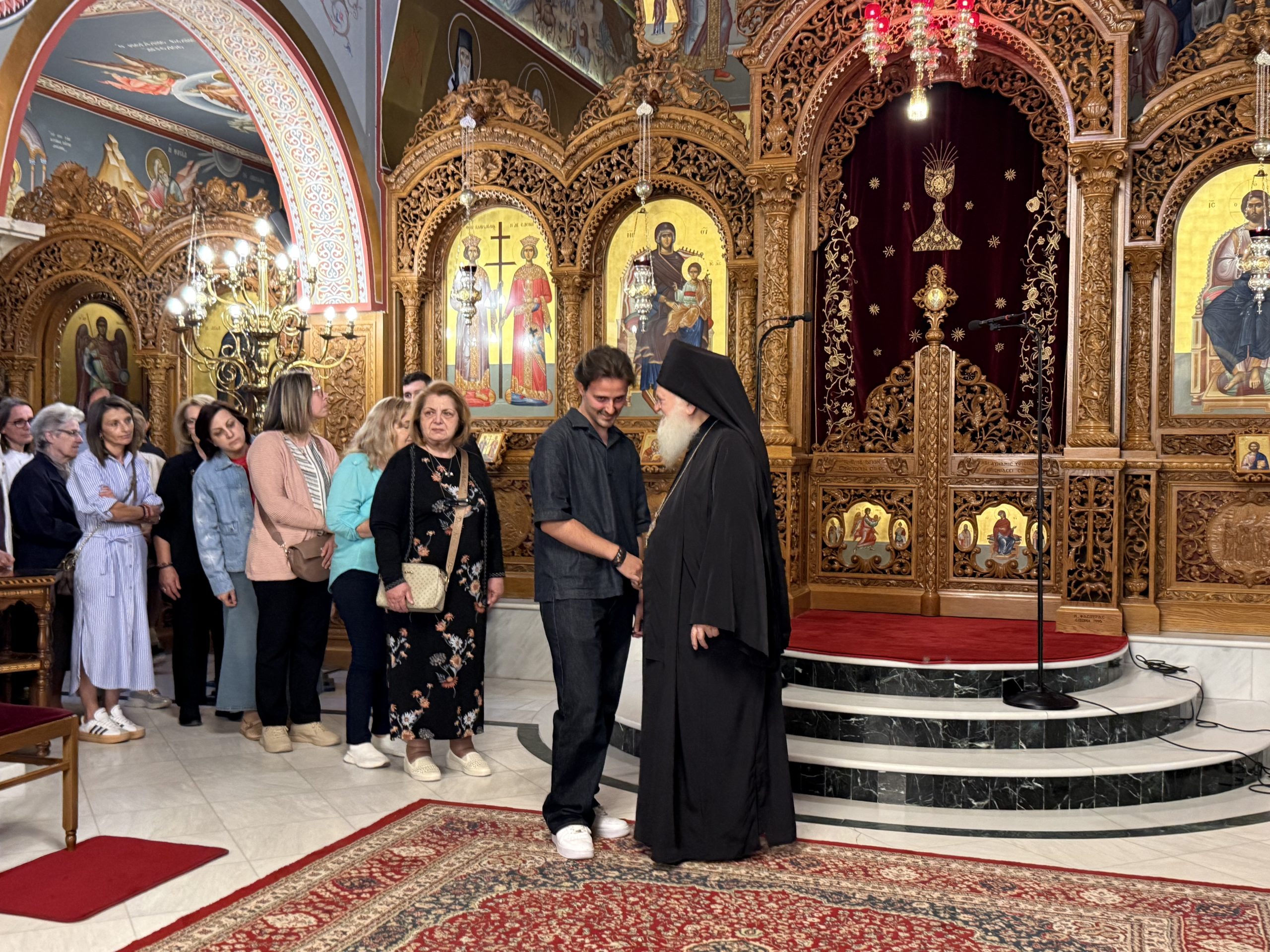 Ομιλία του Γέροντα Εφραίμ στον ναό Αγίων Κωνσταντίνου και Ελένης στην Κοζάνη - μια φωτογραφία 13