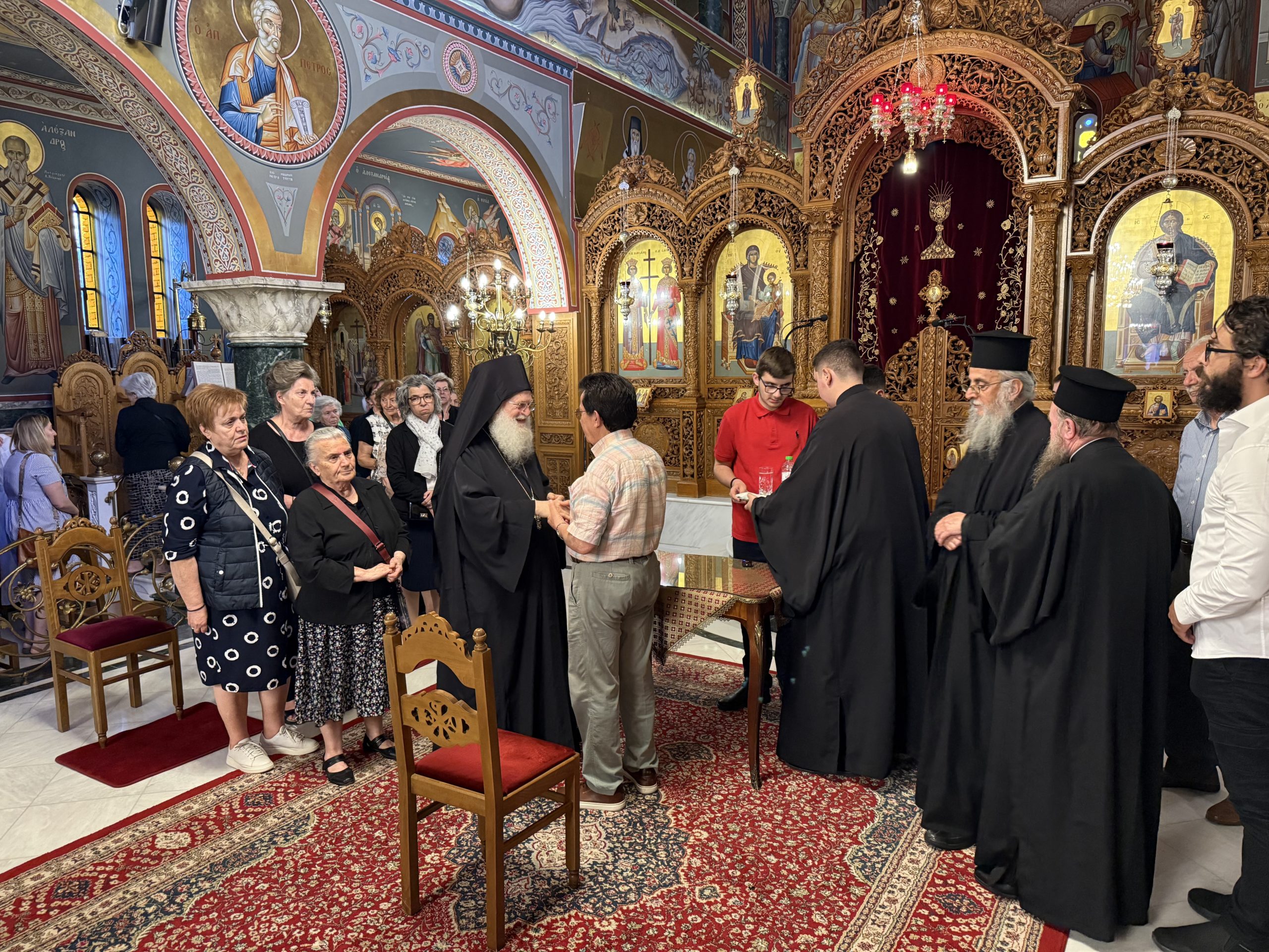 Ομιλία του Γέροντα Εφραίμ στον ναό Αγίων Κωνσταντίνου και Ελένης στην Κοζάνη - μια φωτογραφία 14