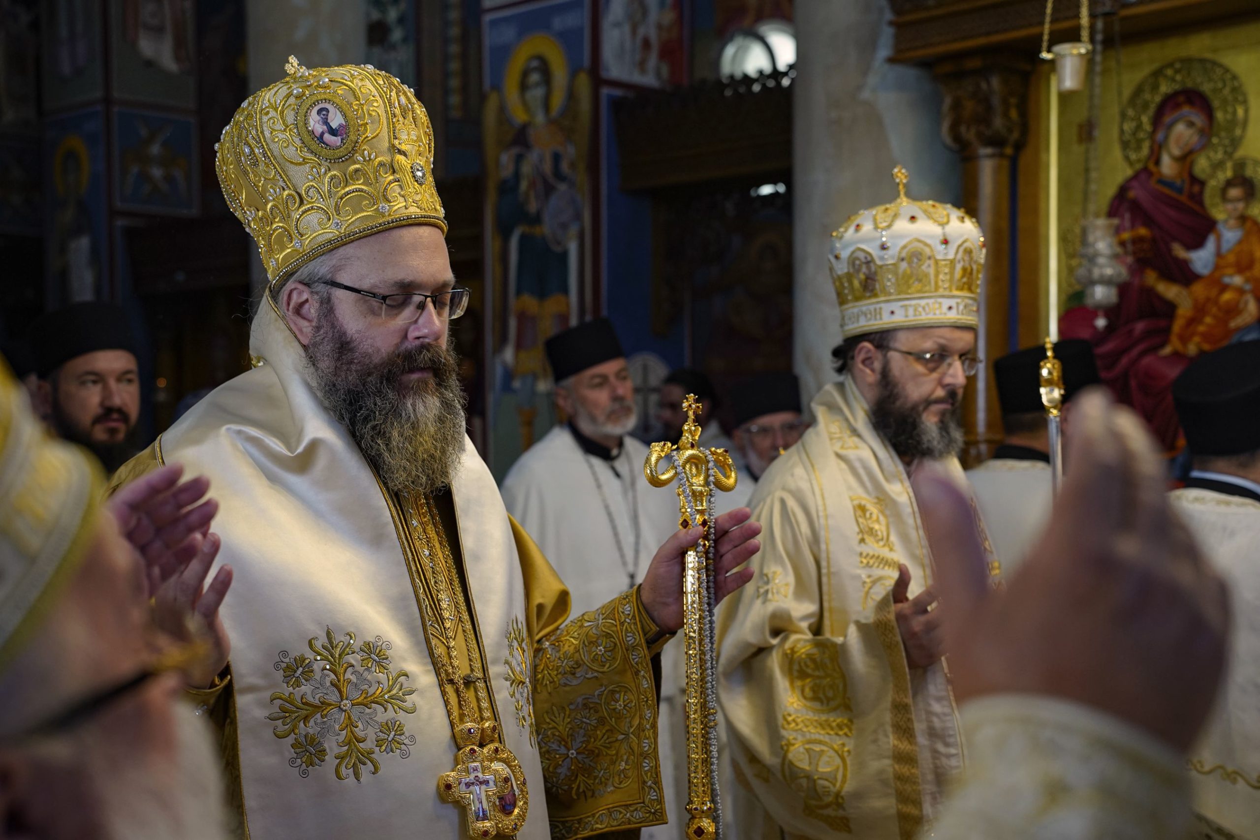 Η μνήμη του Αγίου Ιουστίνου Πόποβιτς τιμήθηκε στη Μονή Τσέλιε - μια φωτογραφία 12