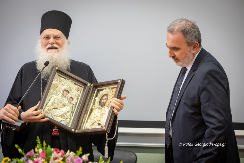 Ο Γέροντας Εφραίμ μίλησε στη Θεολογική Σχολή της Θεσσαλονίκης - μια φωτογραφία 1