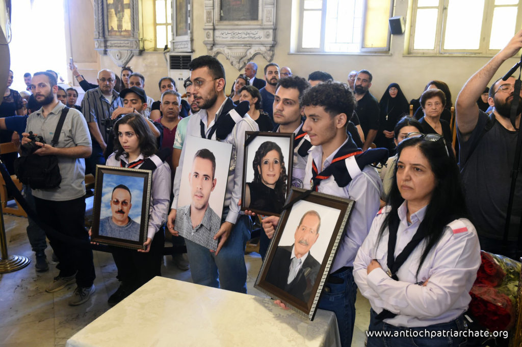 Ένας χρόνος από την τρομοκρατική επίθεση στον Προφήτη Ηλία στη Δαμασκό - μια φωτογραφία 2