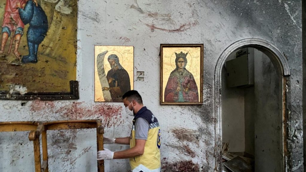 Ένας χρόνος από την τρομοκρατική επίθεση στον Προφήτη Ηλία στη Δαμασκό - μια φωτογραφία 5