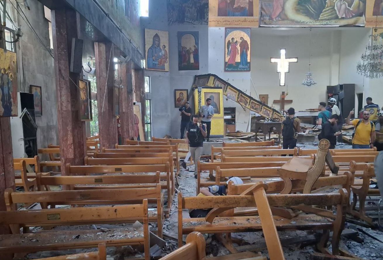 Ένας χρόνος από την τρομοκρατική επίθεση στον Προφήτη Ηλία στη Δαμασκό - μια φωτογραφία 6