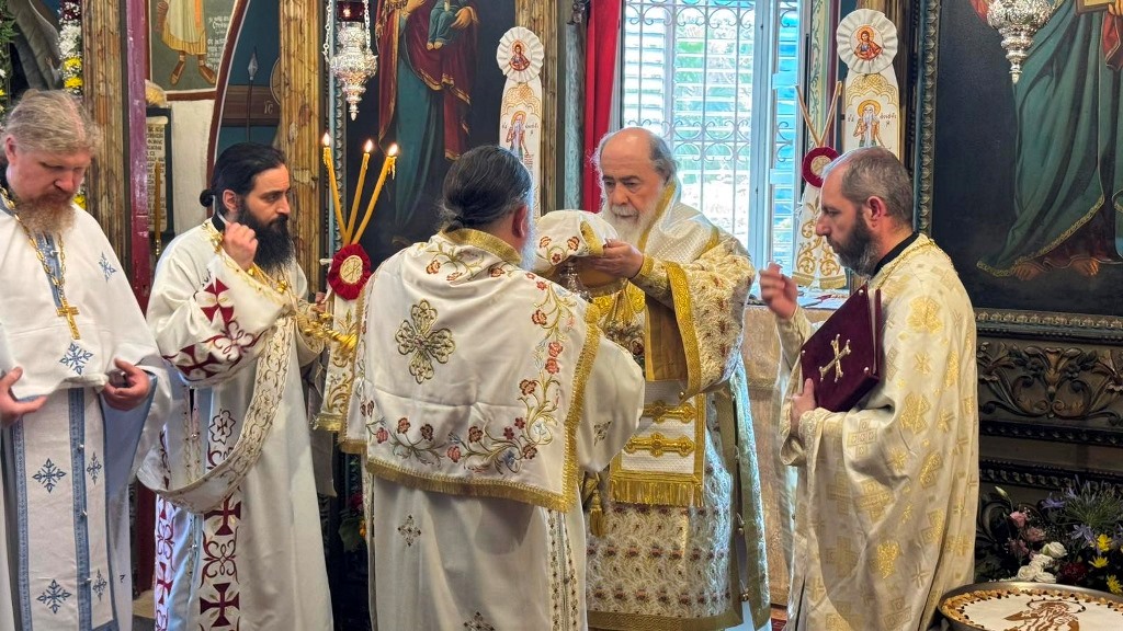 Η μνήμη του Οσίου Ονουφρίου τιμήθηκε στο Πατριαρχείο Ιεροσολύμων - μια φωτογραφία 2