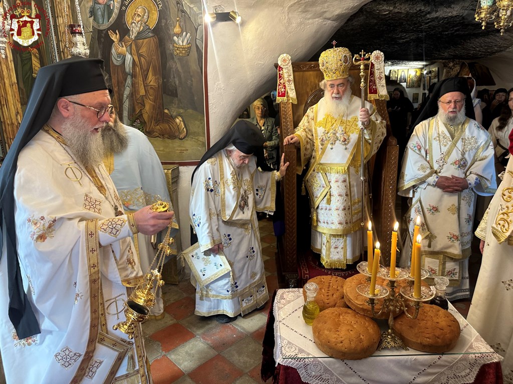 Η μνήμη του Οσίου Ονουφρίου τιμήθηκε στο Πατριαρχείο Ιεροσολύμων - μια φωτογραφία 3