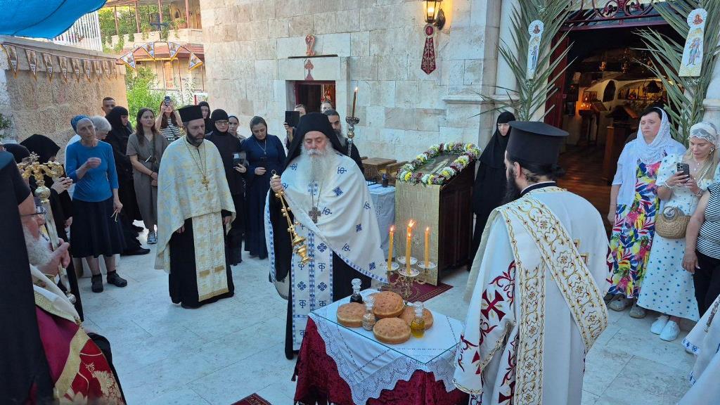 Η μνήμη του Οσίου Ονουφρίου τιμήθηκε στο Πατριαρχείο Ιεροσολύμων - μια φωτογραφία 8