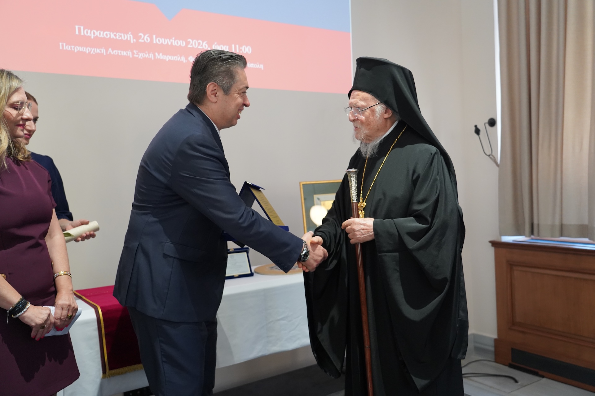 Αναγόρευση Οικουμενικού Πατριάρχη σε Επίτιμο Καθηγητή του Ιονίου Πανεπιστημίου - μια φωτογραφία 8