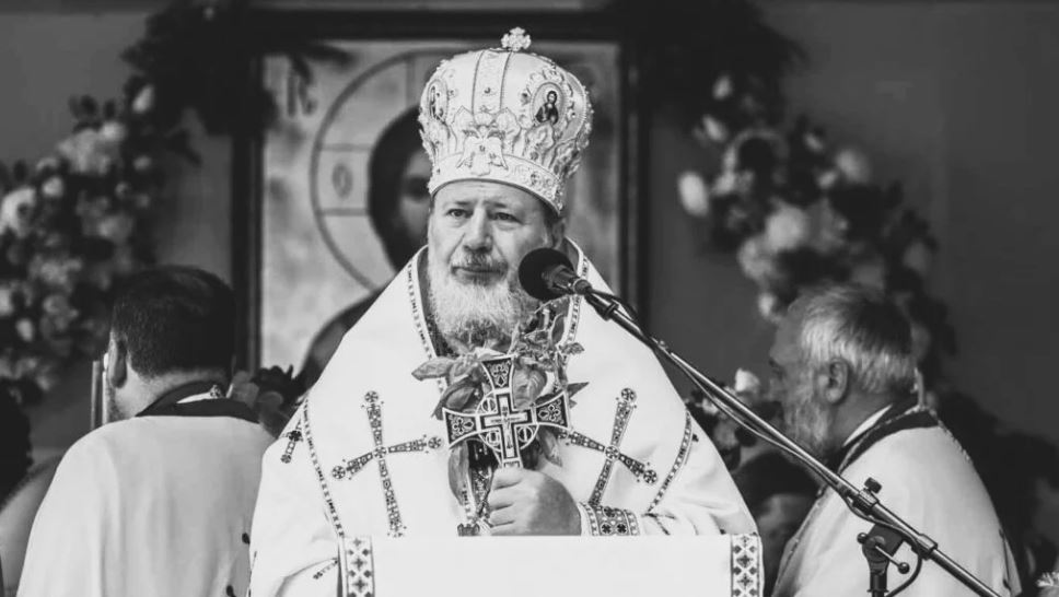 Η εξόδιος ακολουθία του Επισκόπου Κρισάνου Αιμιλιανού στη Μονή Νεάμτς - μια φωτογραφία 1