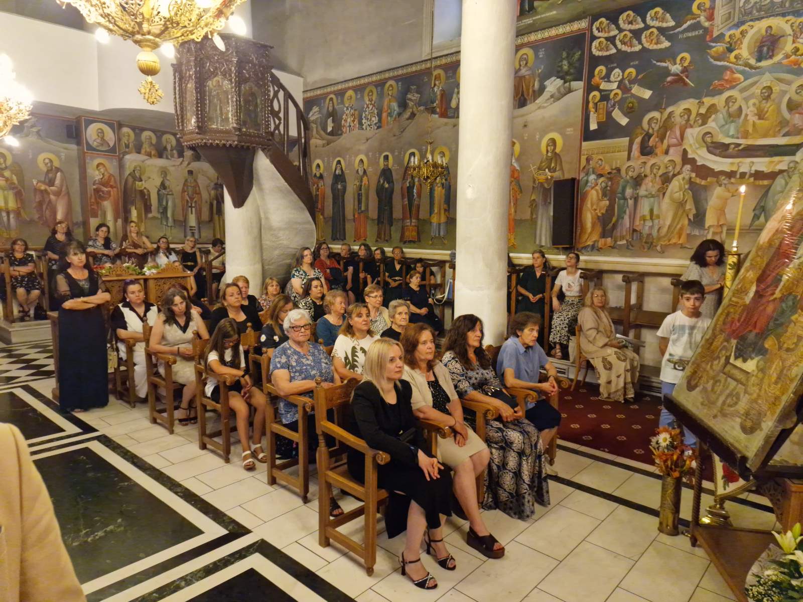 Εσπερινός για τη Σύναξη της Θεοτόκου της Κέλλης στο Αμύνταιο - μια φωτογραφία 2