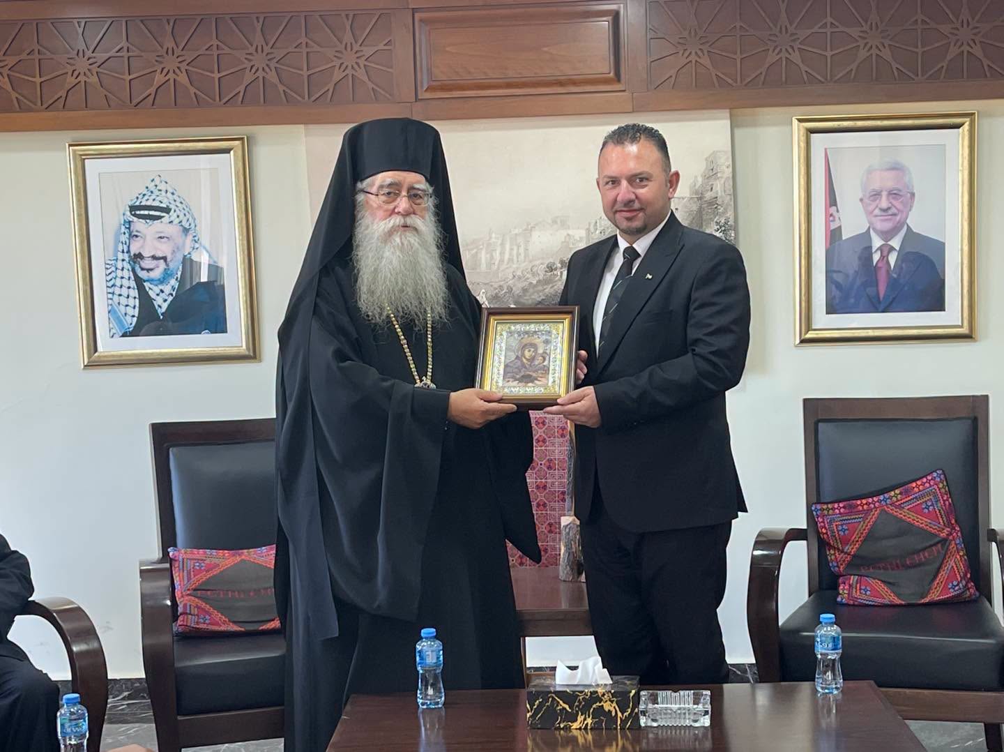 Συνάντηση Δήμου και Πατριαρχείου Ιεροσολύμων στη Βηθλεέμ - μια φωτογραφία 1