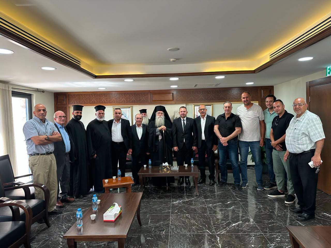 Συνάντηση Δήμου και Πατριαρχείου Ιεροσολύμων στη Βηθλεέμ - μια φωτογραφία 4