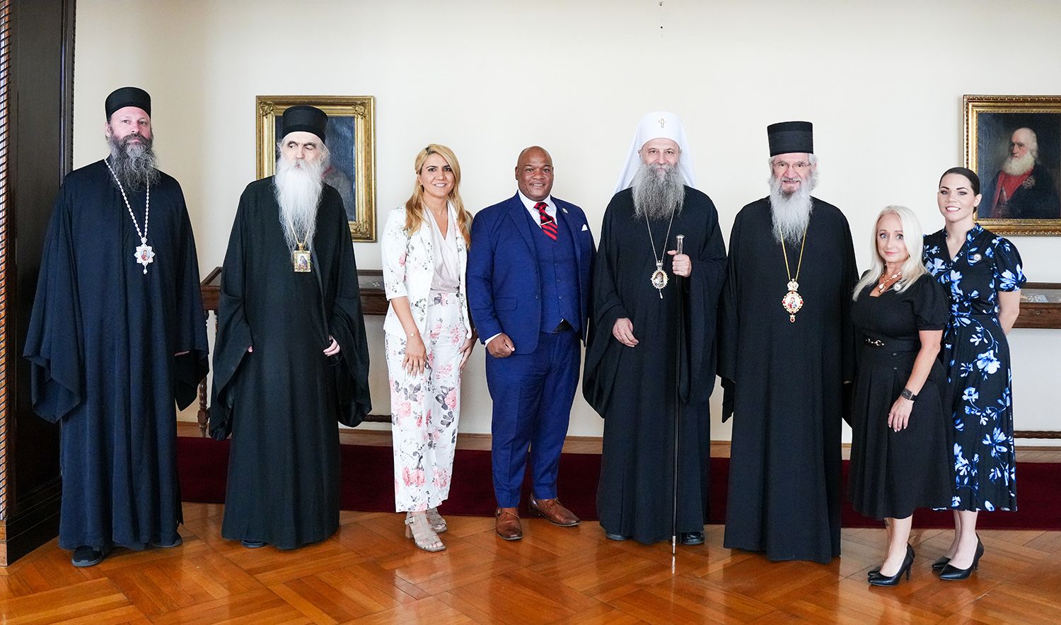 Ο Πατριάρχης Πορφύριος υποδέχθηκε σύμβουλο του Ντ. Τραμπ στο Βελιγράδι - μια φωτογραφία 5
