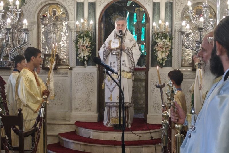 Εορτασμός των Αγίων Αναργύρων στα Λουτρά Αιδηψού από τον Μητρ. Χαλκίδος - μια φωτογραφία 4