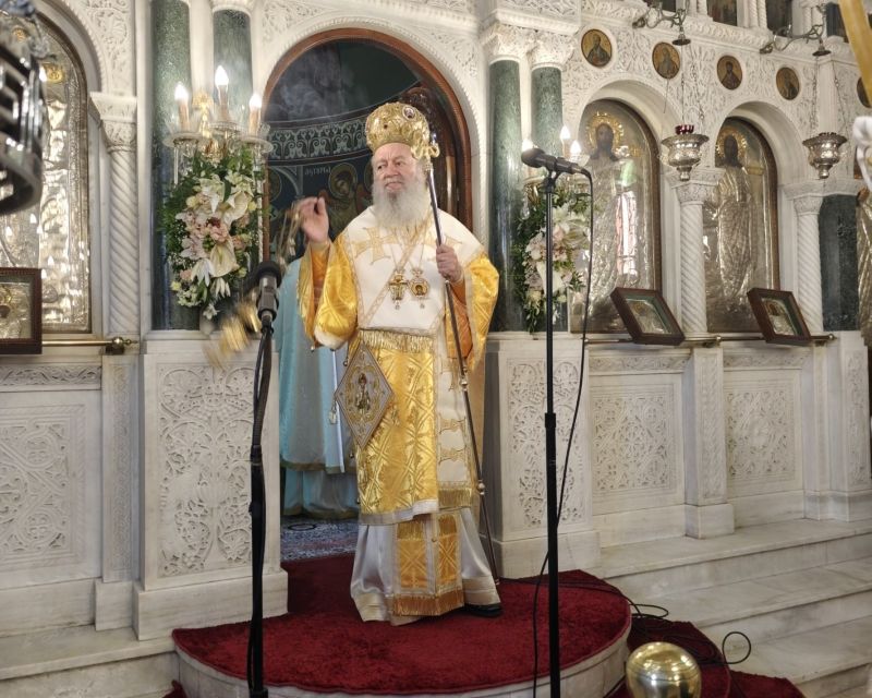 Εορτασμός των Αγίων Αναργύρων στα Λουτρά Αιδηψού από τον Μητρ. Χαλκίδος - μια φωτογραφία 8