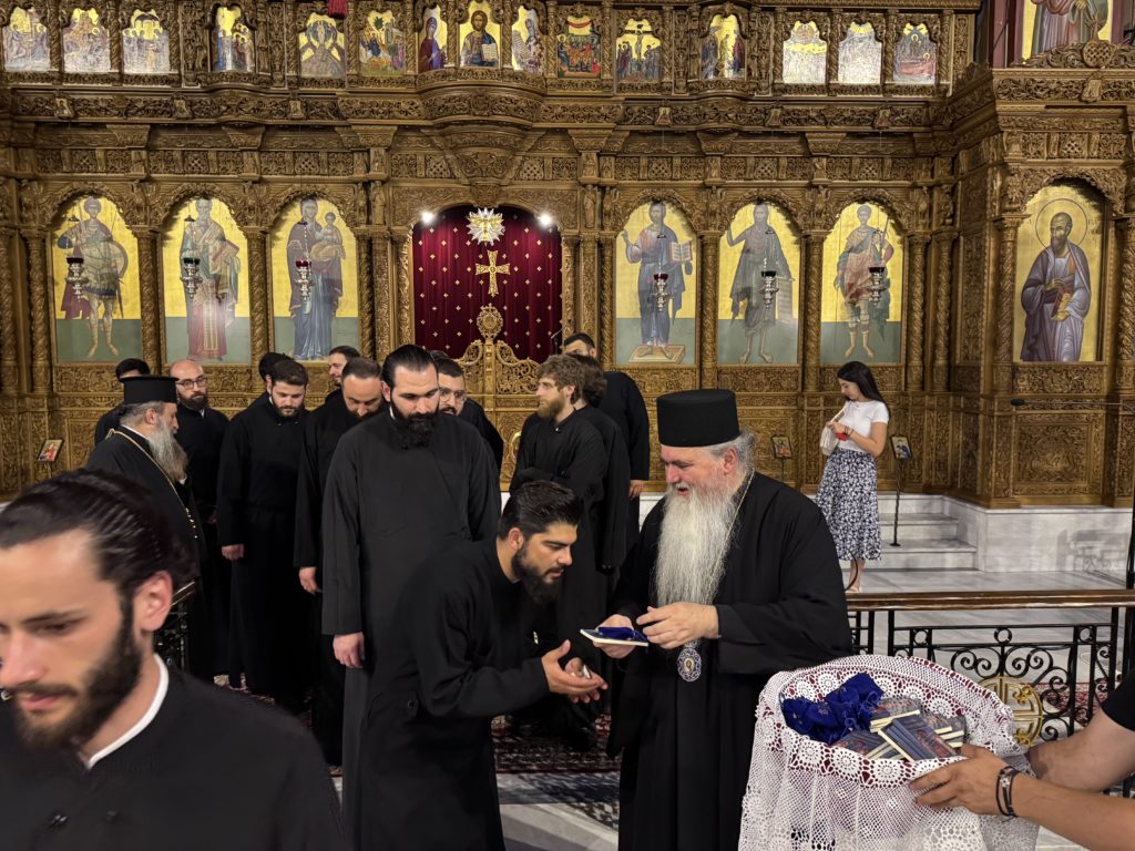 Ο Μητρ. Καλαμαριάς υποδέχθηκε φοιτητές της Μπαλαμάντ από την Αντιόχεια - μια φωτογραφία 1