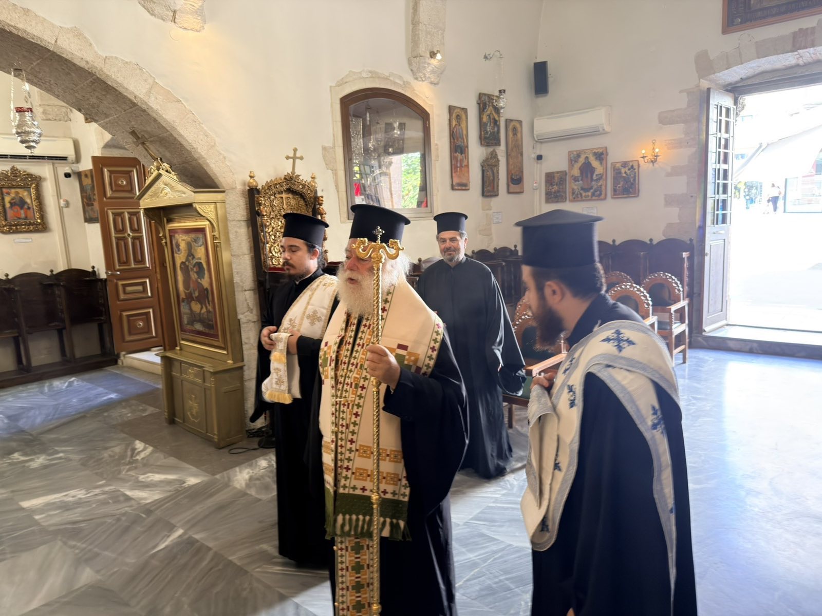 Ο Πατριάρχης Αλεξανδρείας στον Άγιο Μηνά και στην Αρχιεπισκοπή Κρήτης - μια φωτογραφία 1