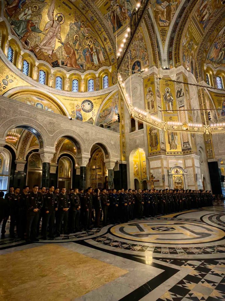 Πατριάρχης Σερβίας σε δόκιμους στρατιωτικούς: «Ἀλλήλων τὰ βάρη βαστάζετε» - μια φωτογραφία 10