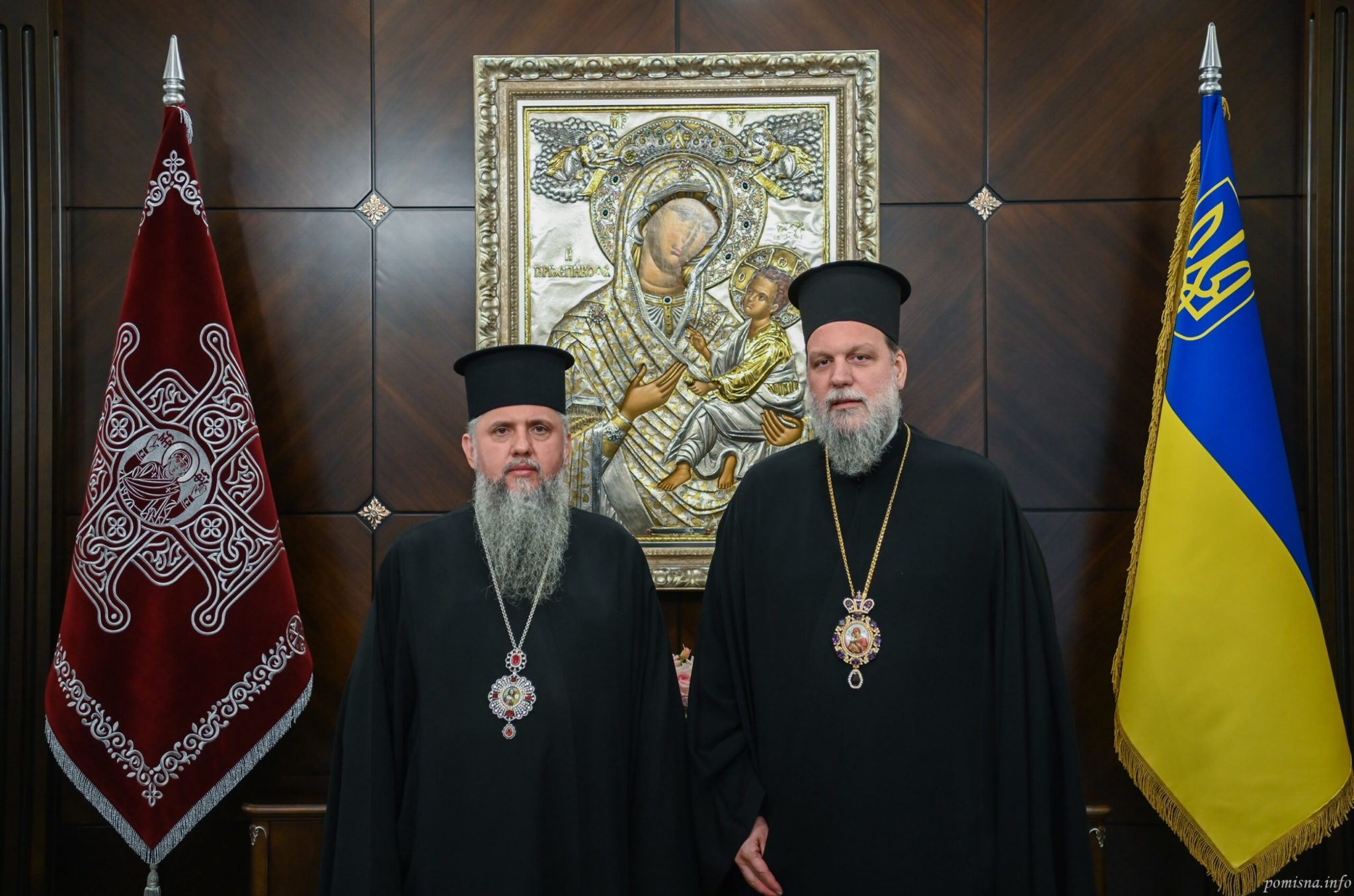Αποστολή του ΠΣΕ συναντήθηκε με τον Επιφάνιο στο Κίεβο - μια φωτογραφία 5