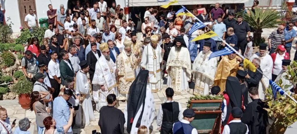 Πραγματοποιήθηκε πολυαρχιερατική πανήγυρη στη Βόνη για την Αγία Μαρίνα. - μια φωτογραφία 10