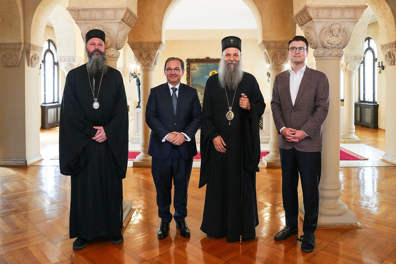 Συνάντηση Πατριάρχη Πορφυρίου με το Συμβούλιο Σερβοαμερικανικής Φιλίας - μια φωτογραφία 1
