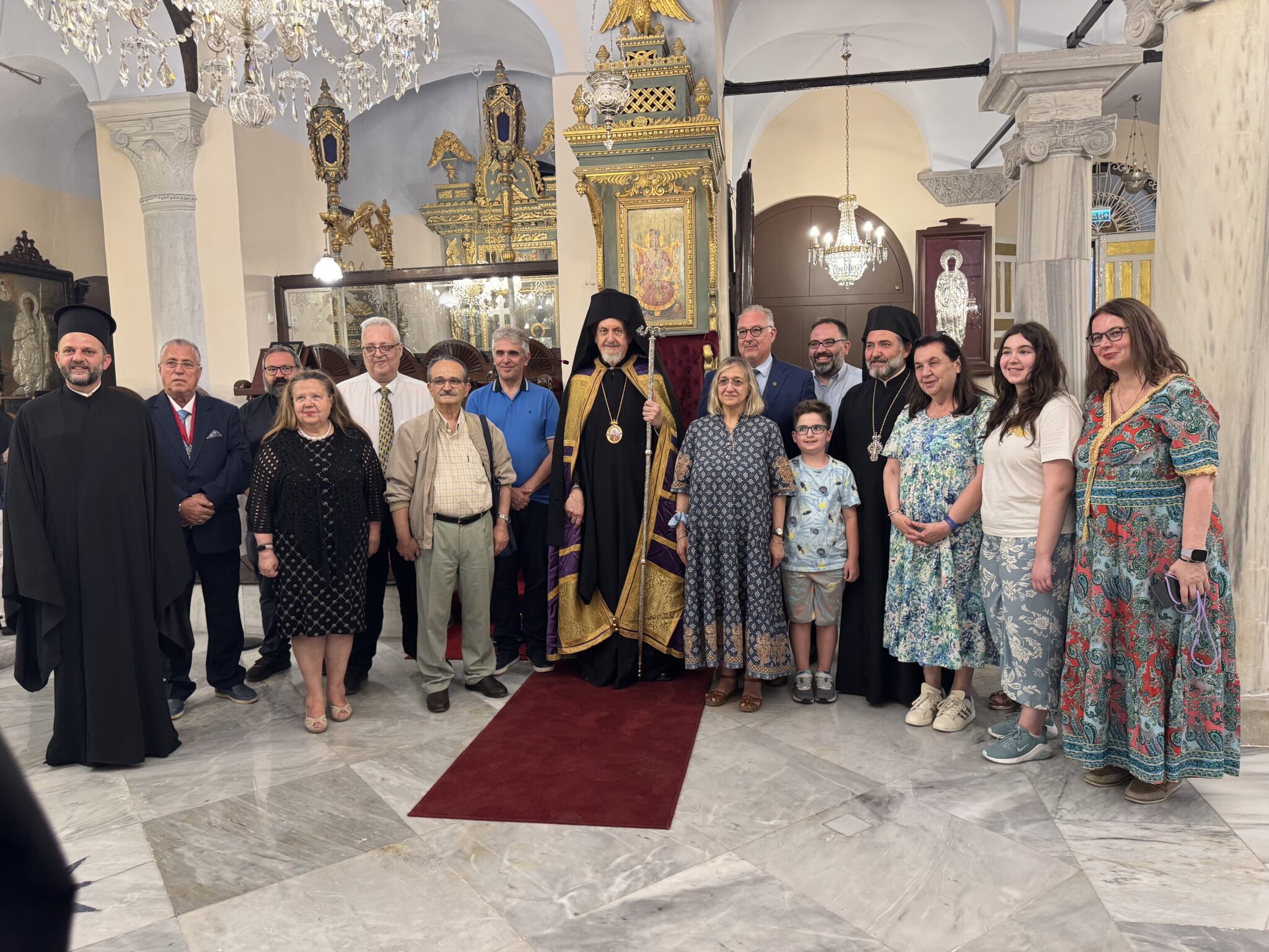 Αντιπροσωπεία του Τμήματος Θεολογίας ΑΠΘ στον Πατριάρχη Βαρθολομαίο - μια φωτογραφία 5