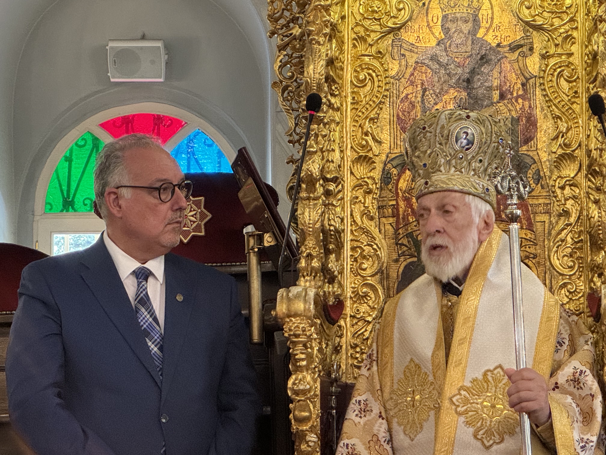 Αντιπροσωπεία του Τμήματος Θεολογίας ΑΠΘ στον Πατριάρχη Βαρθολομαίο - μια φωτογραφία 6