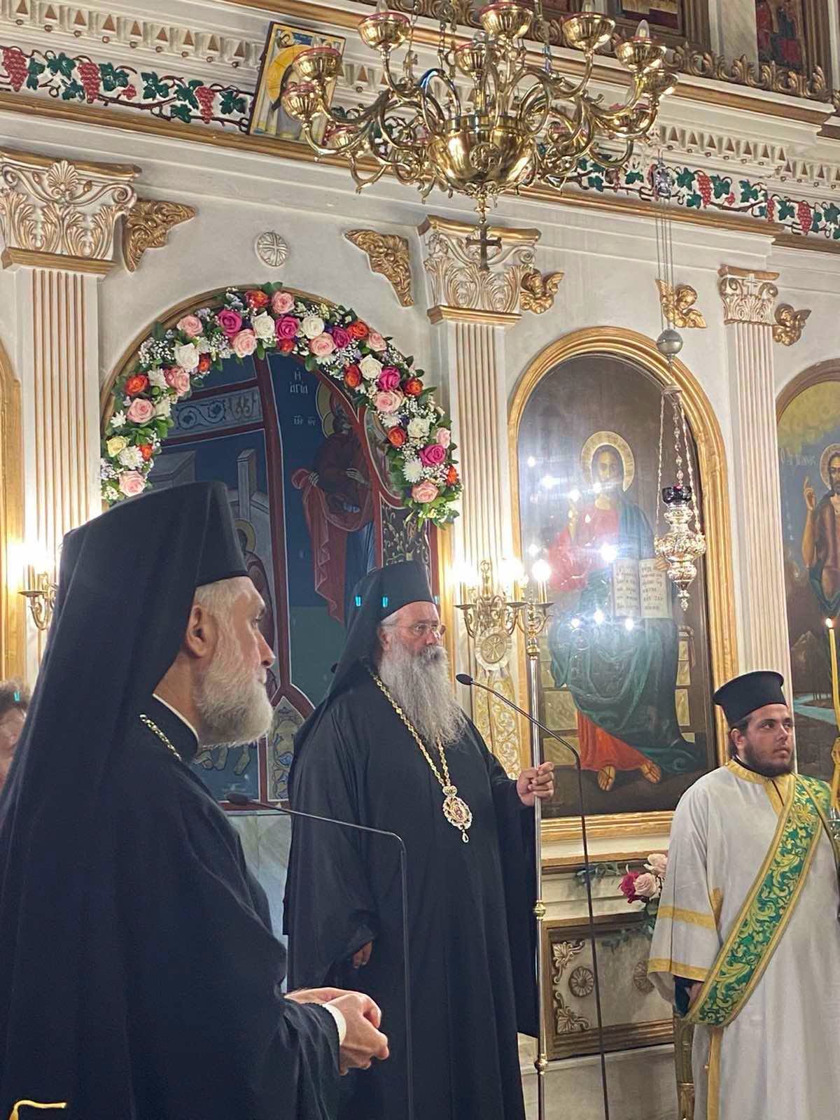 Το Λιτόχωρο υποδέχθηκε με λαμπρότητα την Τιμία Κάρα του Αγίου Παρθενίου - μια φωτογραφία 5